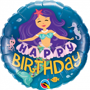 Globo Happy Birthday Sirena